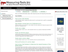 Tablet Screenshot of measuring-tools.biz